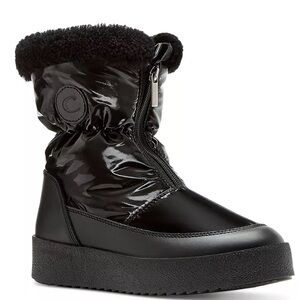 New*La Canadienne Eileen Shearling Lined Waterproof Boots Size:6US/36EU-black